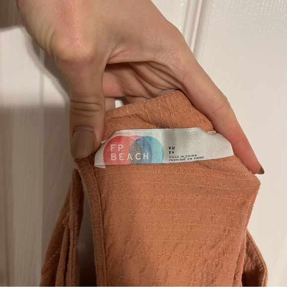 Free People Peach Mini Dress - Picture 7 of 7